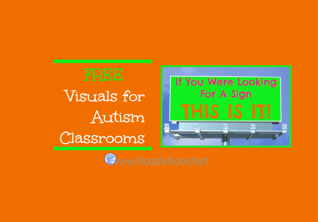 Free Visual Supports For Students With Autism NoodleNook Net