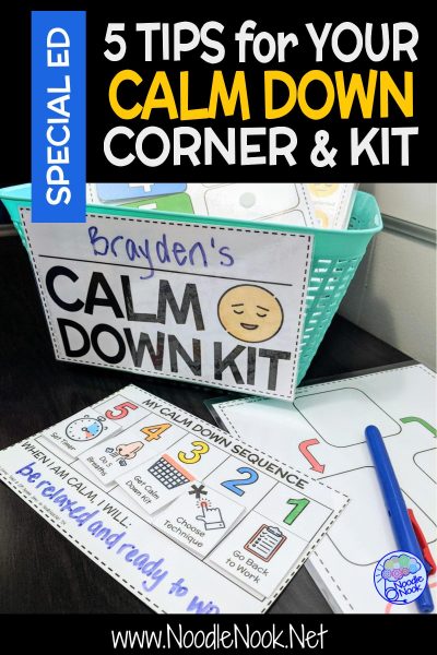 Calm Down Corner Ideas in an Autism Classroom (5 How To Steps)