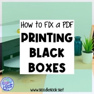 How to Fix a PDF Printing Black Boxes