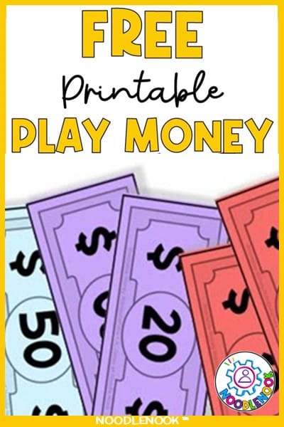 FREE Printable Play Money (for Math in the Classroom)