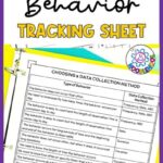 Printable Behavior Tracking Sheet - Ideas on Data Collection in Special Ed