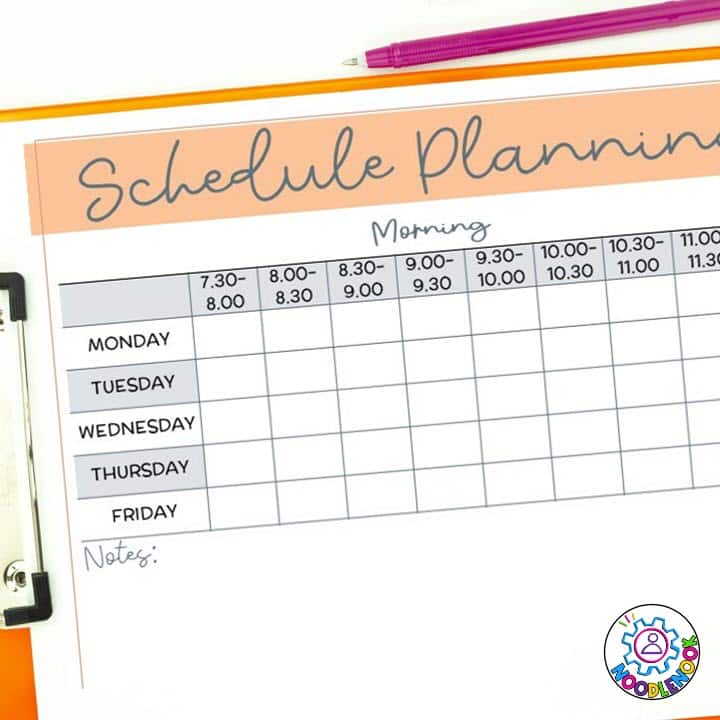 Schedule Planner for Special Education Teachers - The Ultimate Special Ed Teacher Planner