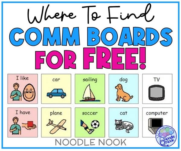Free Printable Communication Boards For Autism - Printable Templates by ...