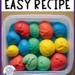 Easy Playdough Recipe for Sensory Stations in Special Ed