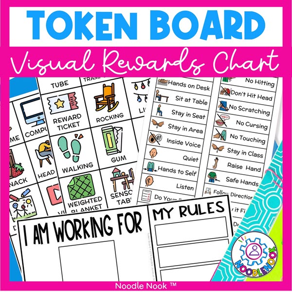 Token Boards - Visual Reward Economy for Special Ed and Elementary via Noodle Nook